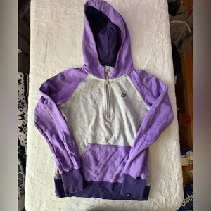 WINTER SALE ** Nike Kids Purple and Gray Hoodie